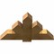 Ekena Millwork Redmond Rough Sawn Timber Gable Bracket, Western Red Cedar, 36"W x 21"H x 4"D x 6"F, 14/12 Pitch GBW036X21X0406RED00RWR - alternate 4